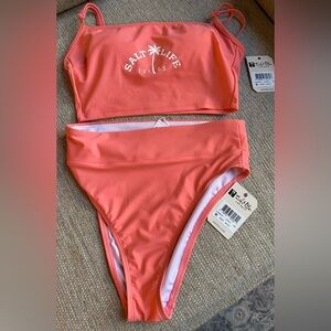 Salt Life Coral Bikini Swimsuit NWT Size S